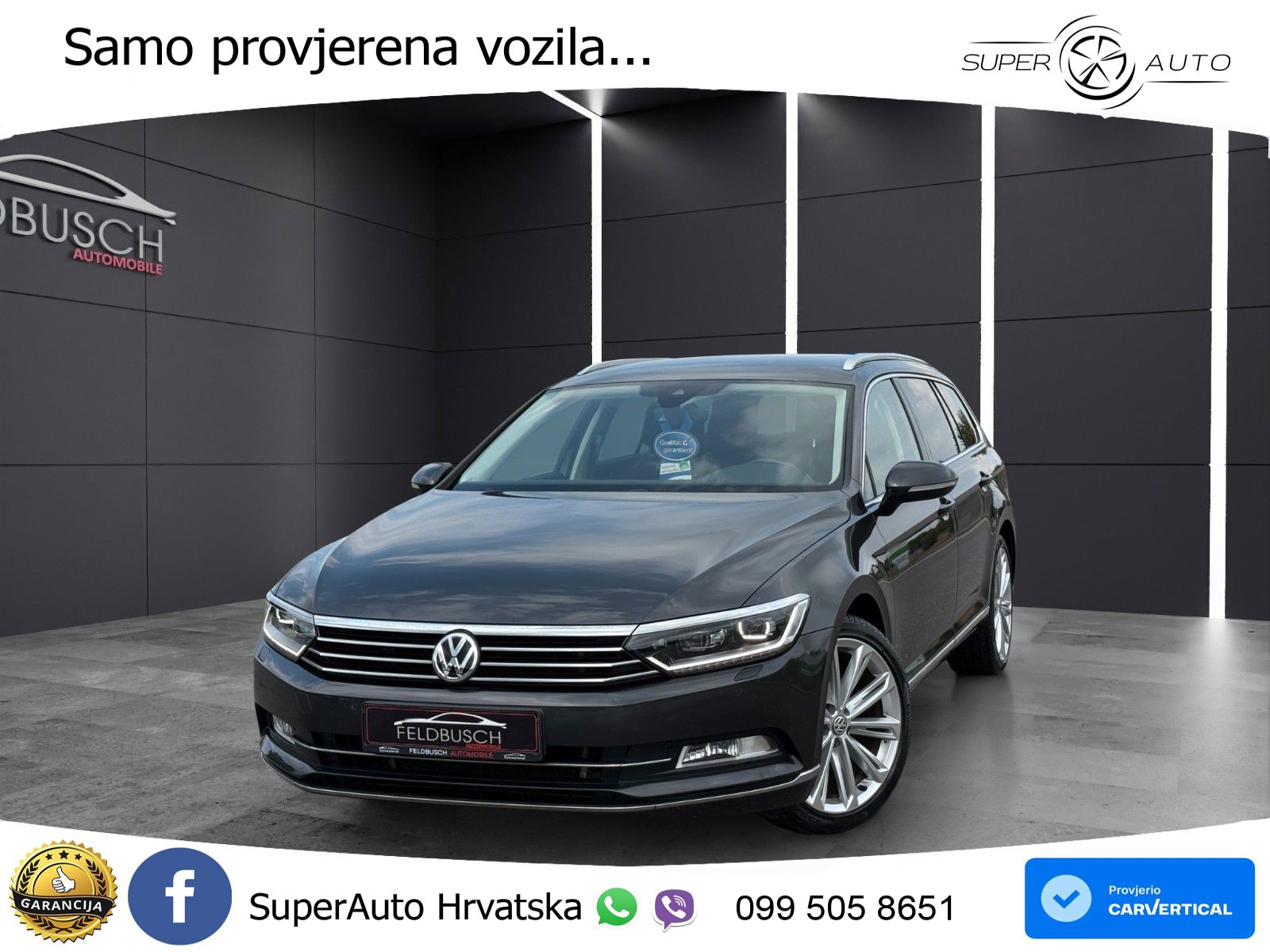 Volkswagen Passat Variant 2.0 TDI (190 KS) DSG Highline LED+GR SJED+ACC