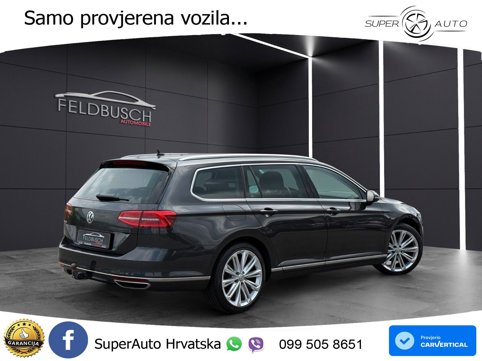 Volkswagen Passat Variant 2.0 TDI (190 KS) DSG Highline LED+GR SJED+ACC