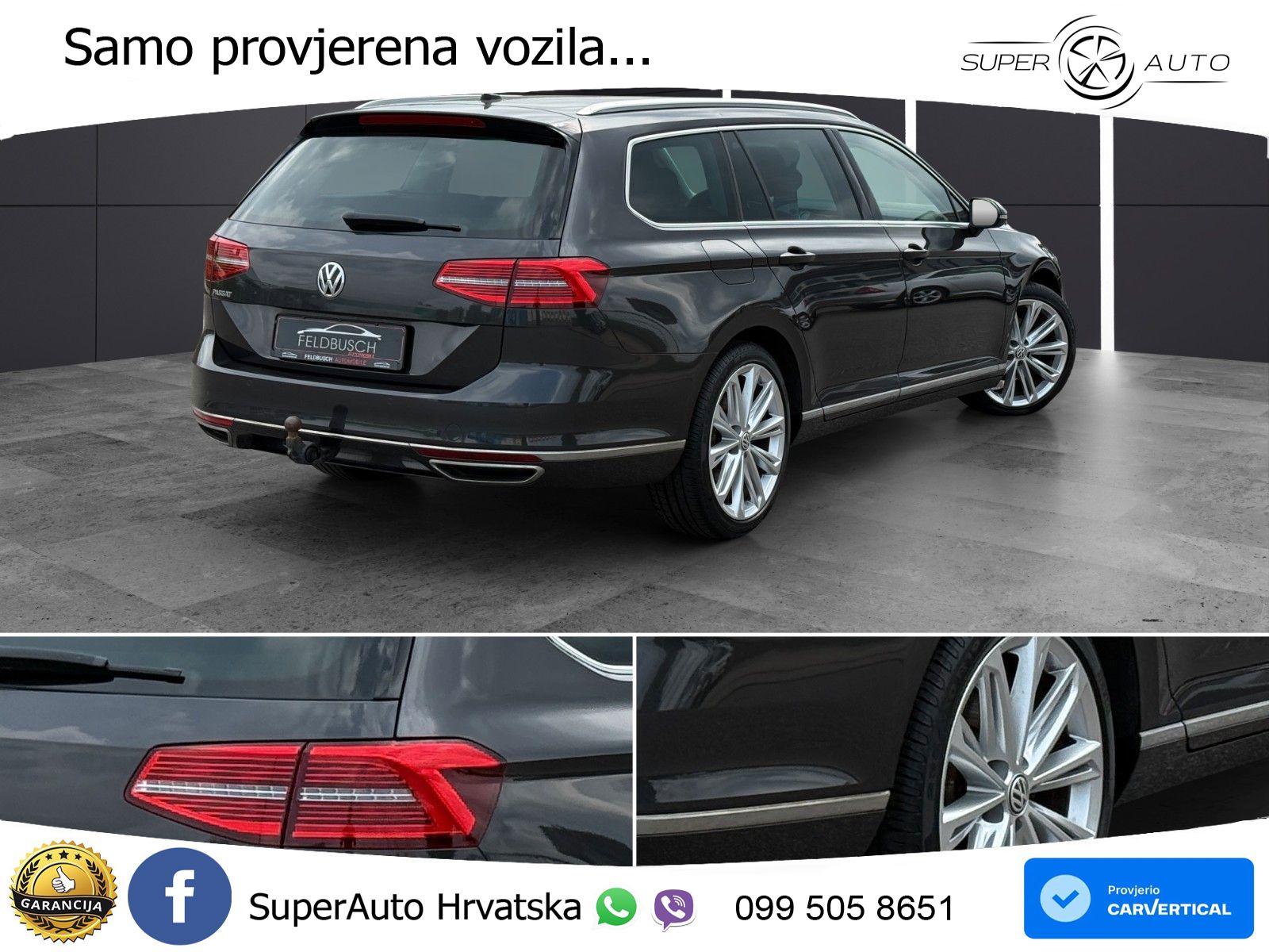 Volkswagen Passat Variant 2.0 TDI (190 KS) DSG Highline LED+GR SJED+ACC