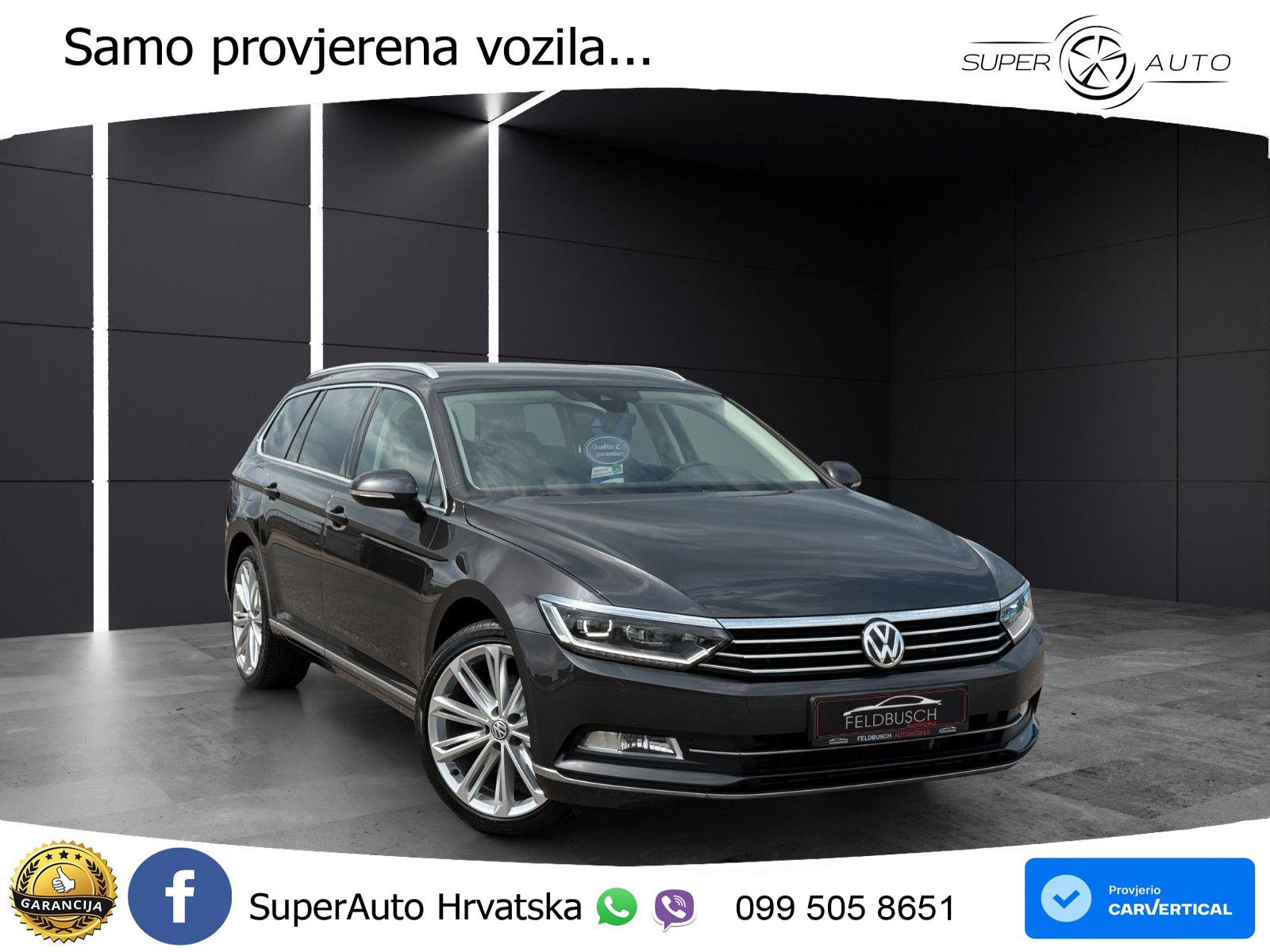 Volkswagen Passat Variant 2.0 TDI (190 KS) DSG Highline LED+GR SJED+ACC