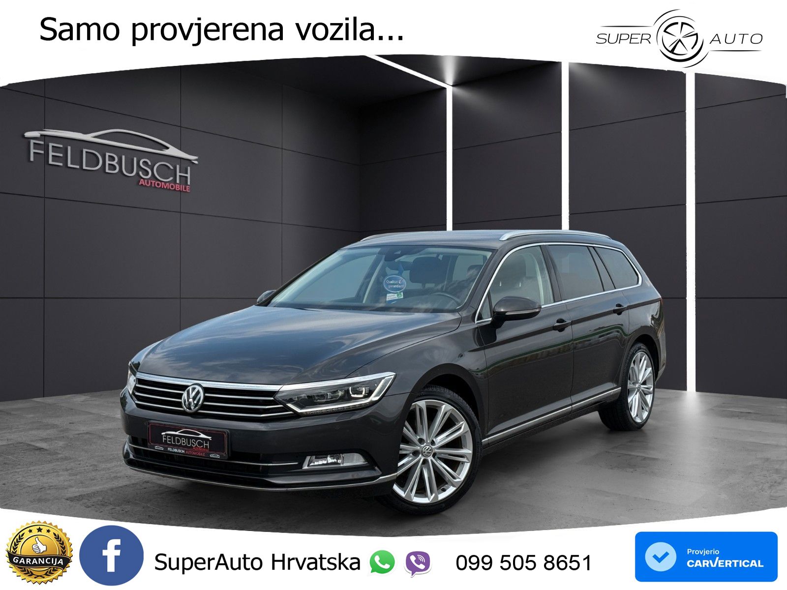 Volkswagen Passat Variant 2.0 TDI (190 KS) DSG Highline LED+GR SJED+ACC