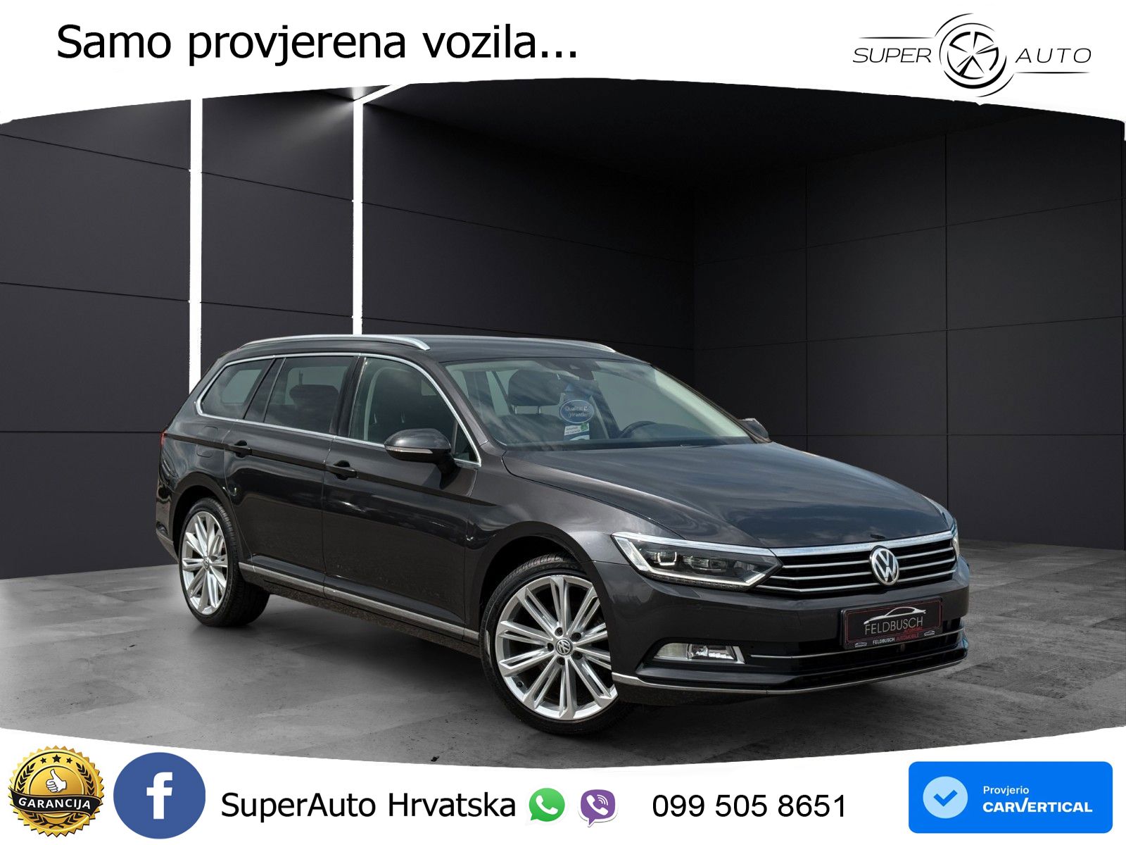Volkswagen Passat Variant 2.0 TDI (190 KS) DSG Highline LED+GR SJED+ACC