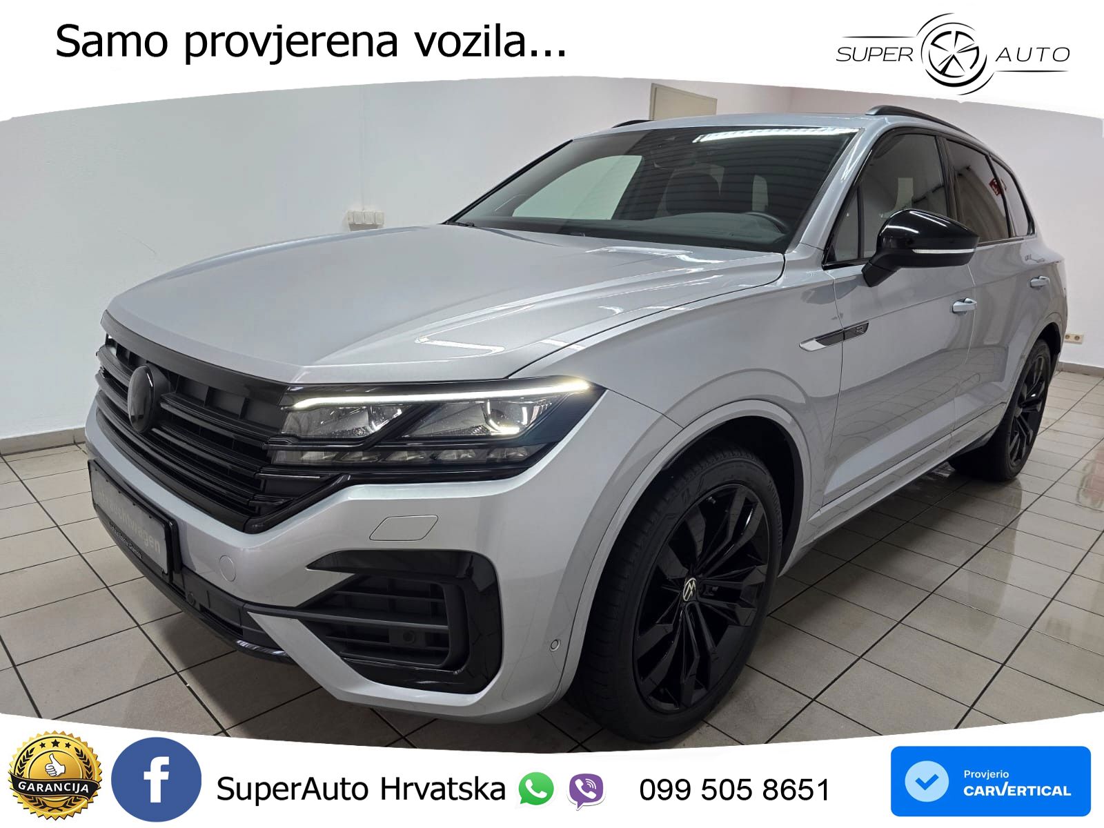 Volkswagen Touareg 3.0 V6 TDI (286 KS) 4MOTION Tiptronic R-Line ZRAČNI+ACC+GR SJED+KAM+PANO
