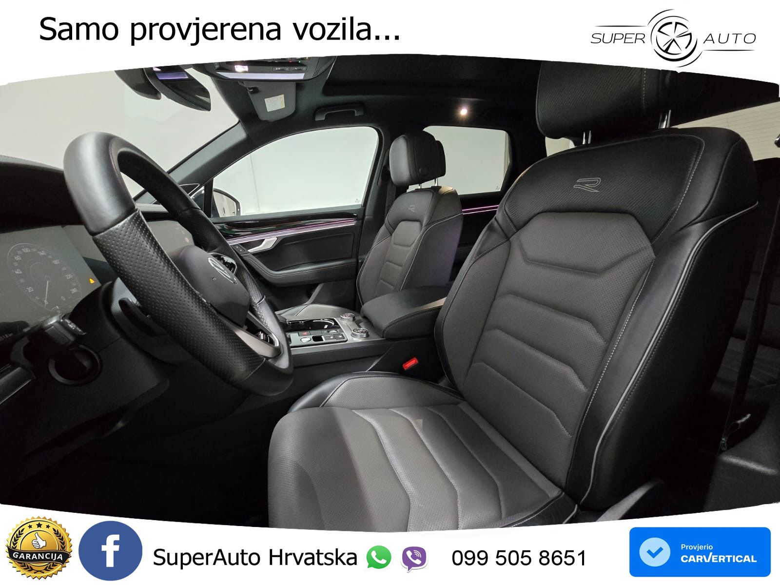Volkswagen Touareg 3.0 V6 TDI (286 KS) 4MOTION Tiptronic R-Line ZRAČNI+ACC+GR SJED+KAM+PANO