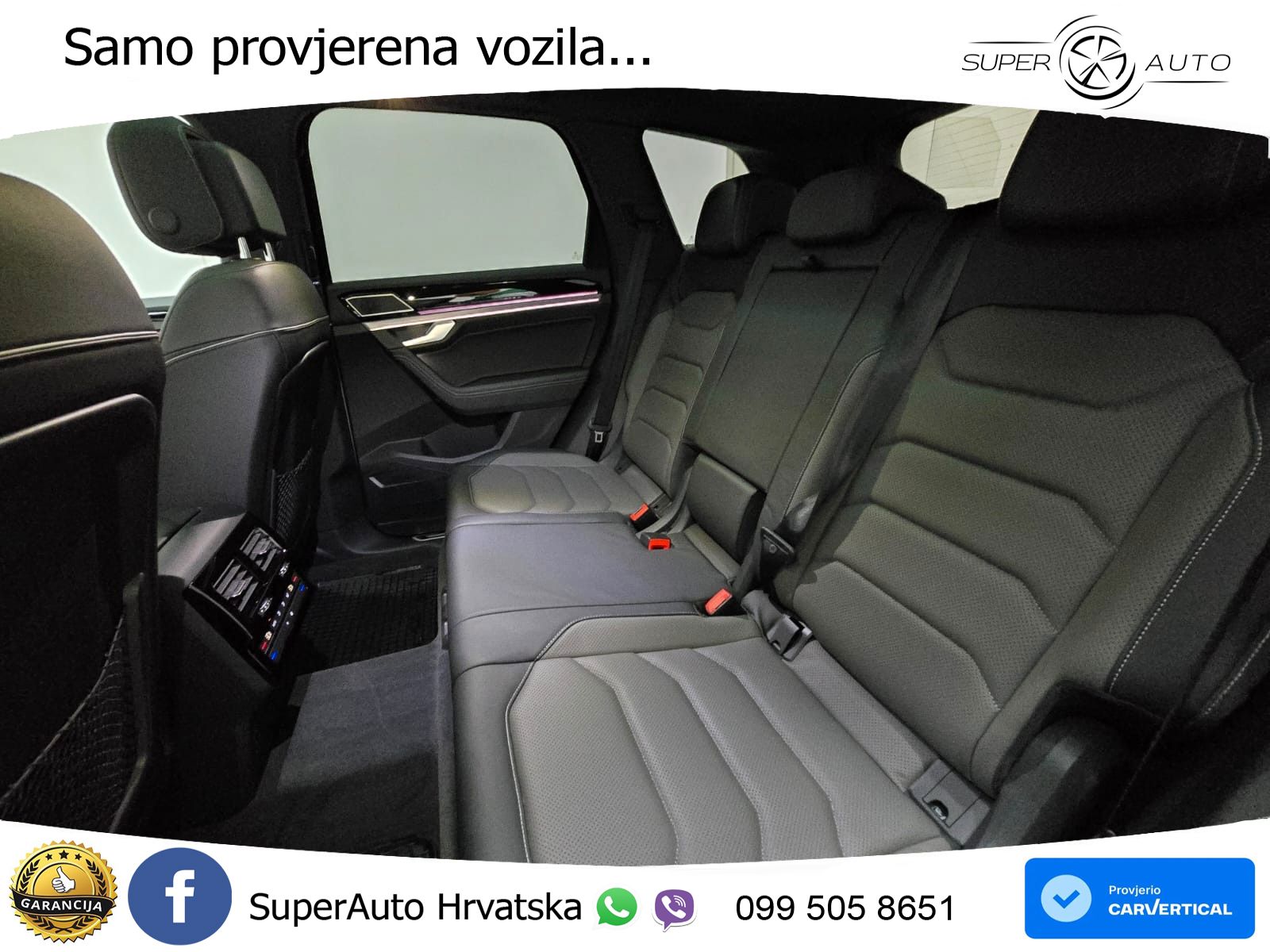 Volkswagen Touareg 3.0 V6 TDI (286 KS) 4MOTION Tiptronic R-Line ZRAČNI+ACC+GR SJED+KAM+PANO