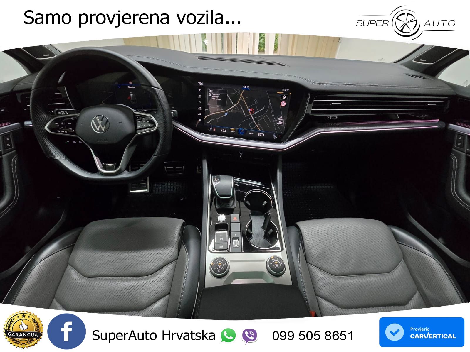 Volkswagen Touareg 3.0 V6 TDI (286 KS) 4MOTION Tiptronic R-Line ZRAČNI+ACC+GR SJED+KAM+PANO
