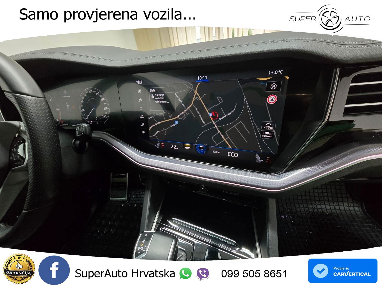 Volkswagen Touareg 3.0 V6 TDI (286 KS) 4MOTION Tiptronic R-Line ZRAČNI+ACC+GR SJED+KAM+PANO
