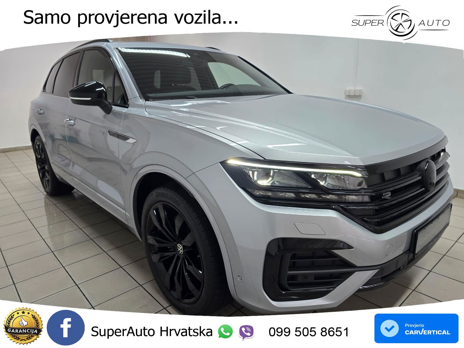 Volkswagen Touareg 3.0 V6 TDI (286 KS) 4MOTION Tiptronic R-Line ZRAČNI+ACC+GR SJED+KAM+PANO