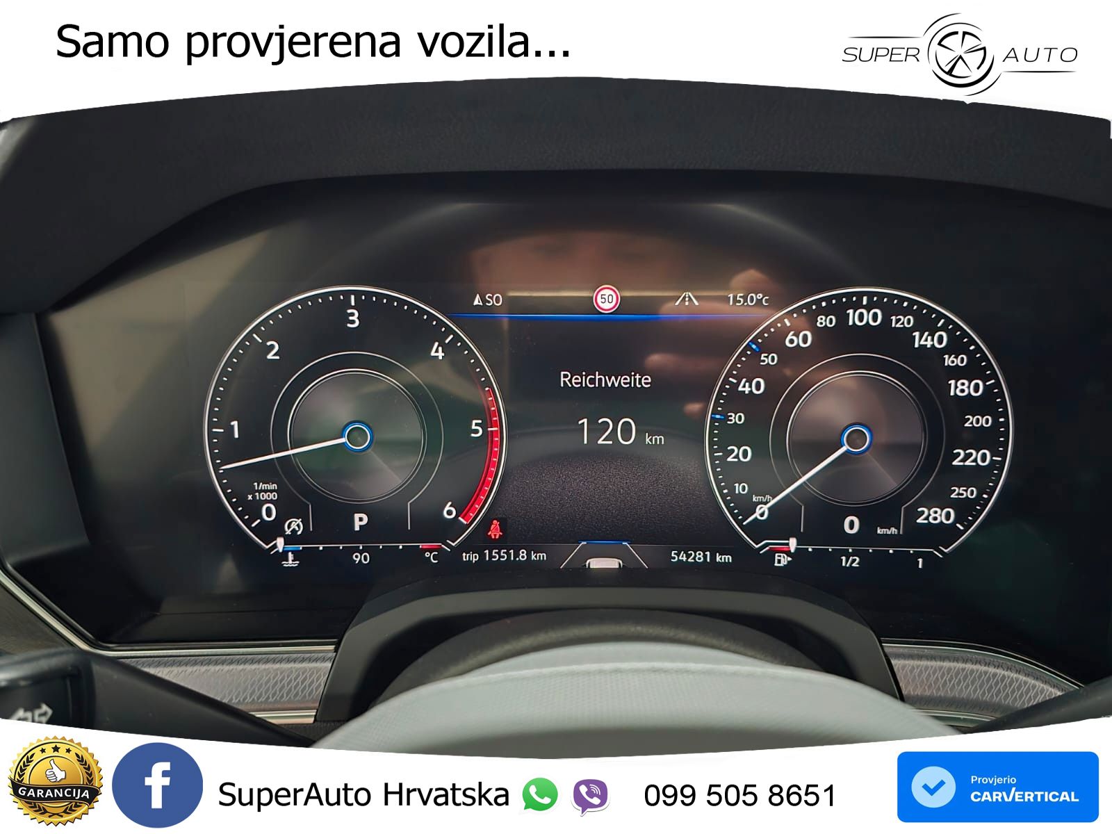Volkswagen Touareg 3.0 V6 TDI (286 KS) 4MOTION Tiptronic R-Line ZRAČNI+ACC+GR SJED+KAM+PANO
