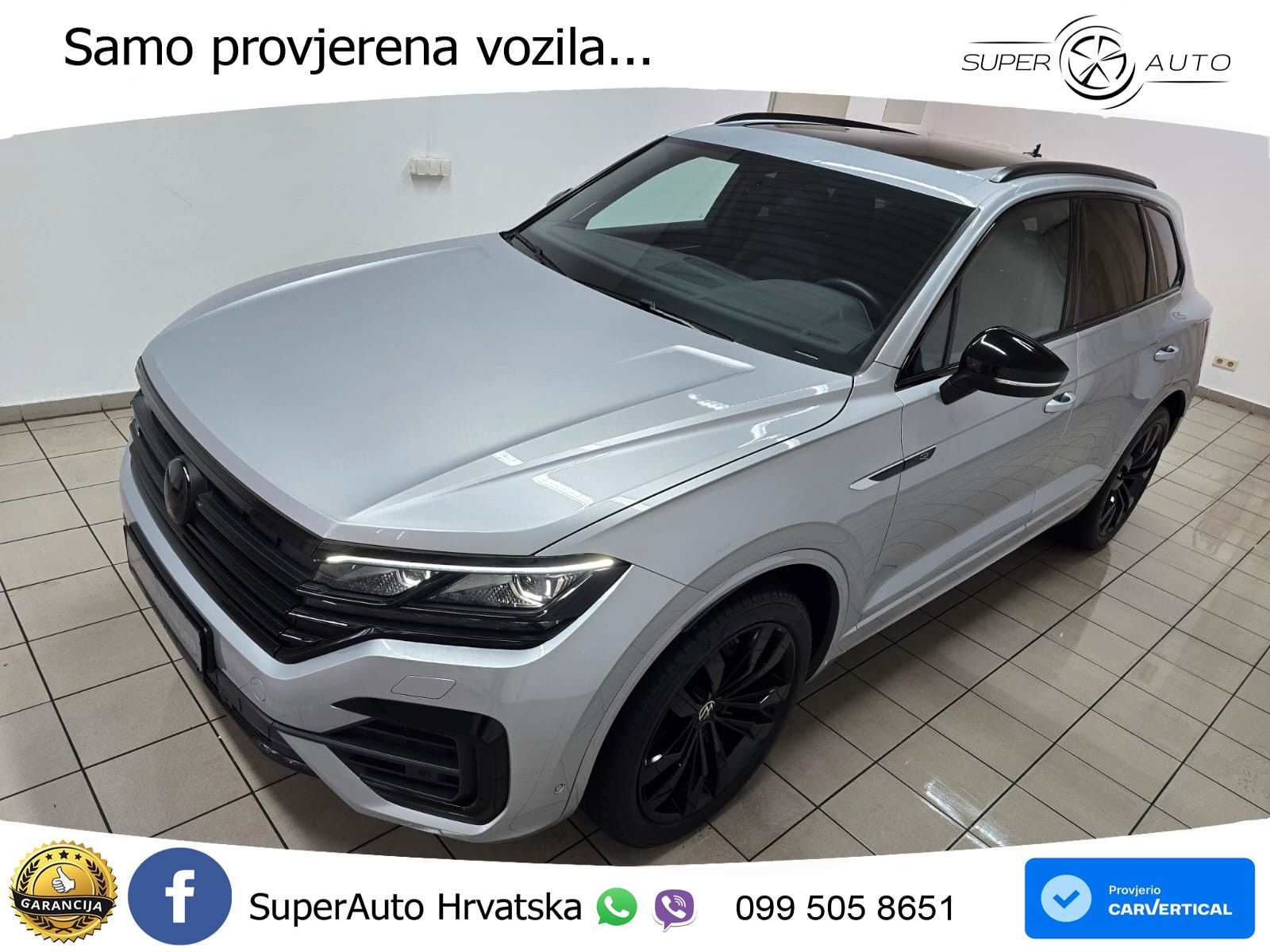 Volkswagen Touareg 3.0 V6 TDI (286 KS) 4MOTION Tiptronic R-Line ZRAČNI+ACC+GR SJED+KAM+PANO