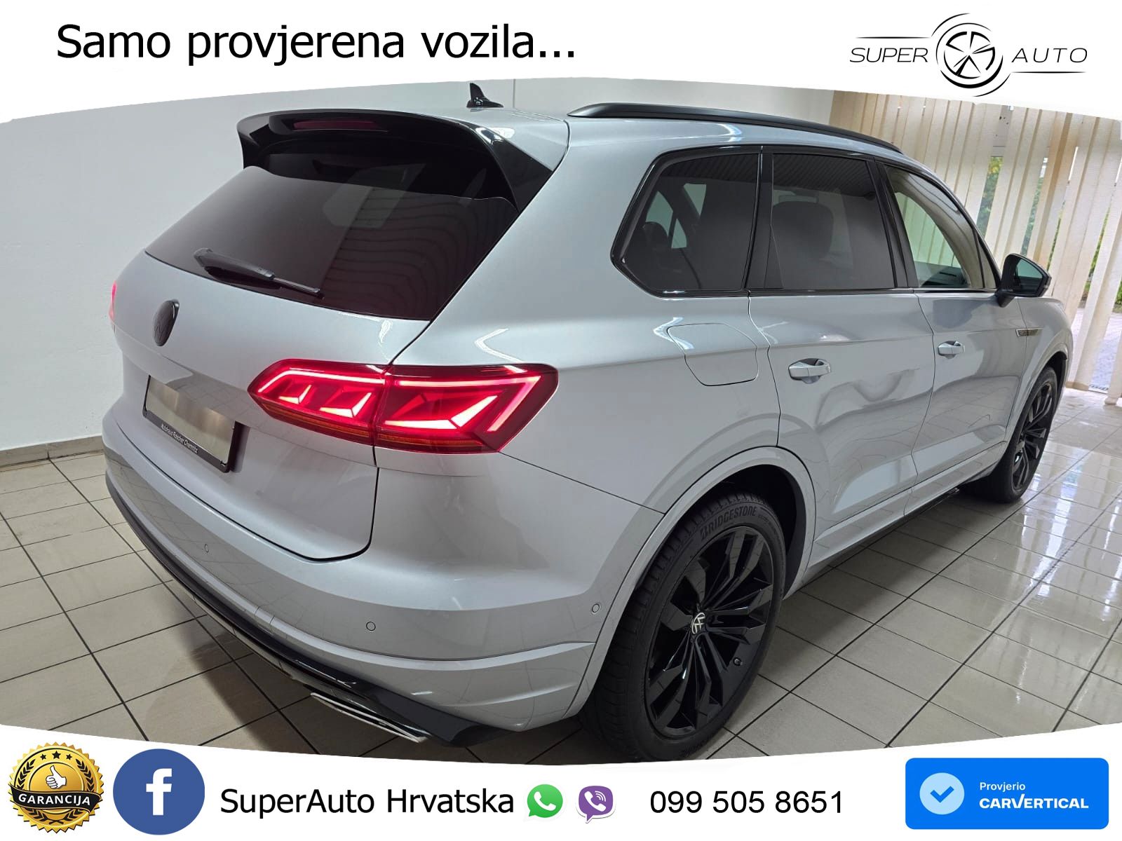 Volkswagen Touareg 3.0 V6 TDI (286 KS) 4MOTION Tiptronic R-Line ZRAČNI+ACC+GR SJED+KAM+PANO