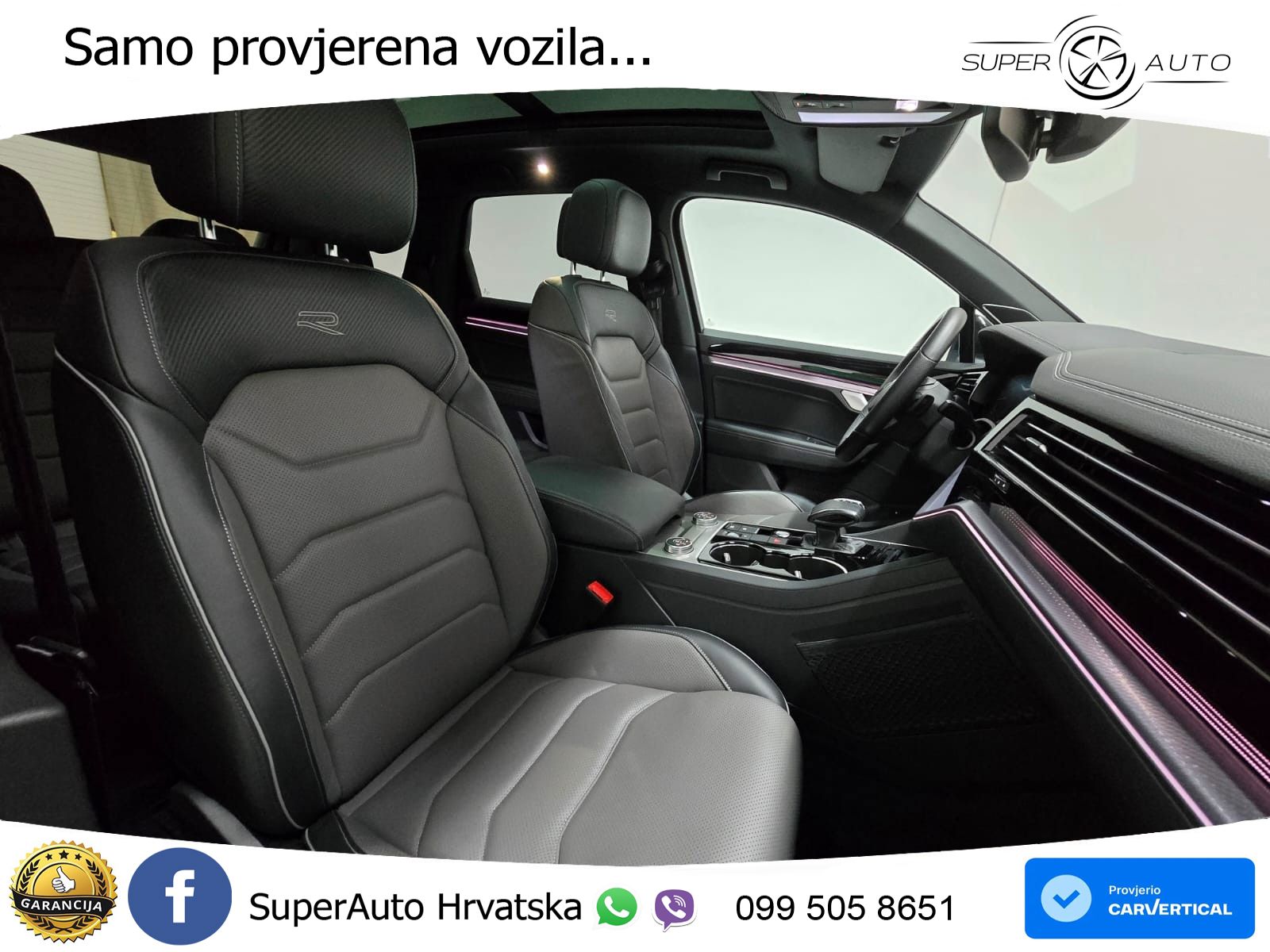 Volkswagen Touareg 3.0 V6 TDI (286 KS) 4MOTION Tiptronic R-Line ZRAČNI+ACC+GR SJED+KAM+PANO