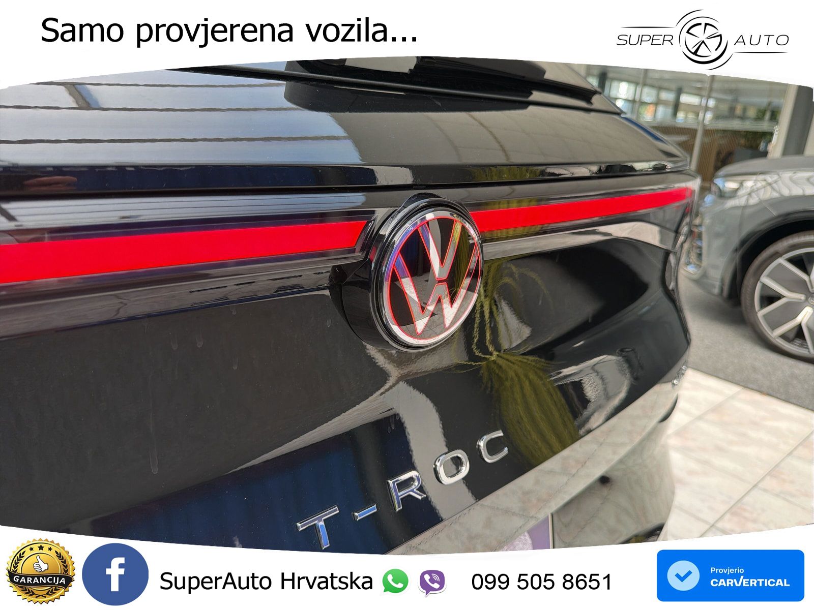 Volkswagen T-Roc 1.5 eTSI (150 KS)  DSG R-Line LED+GR SJED+ACC