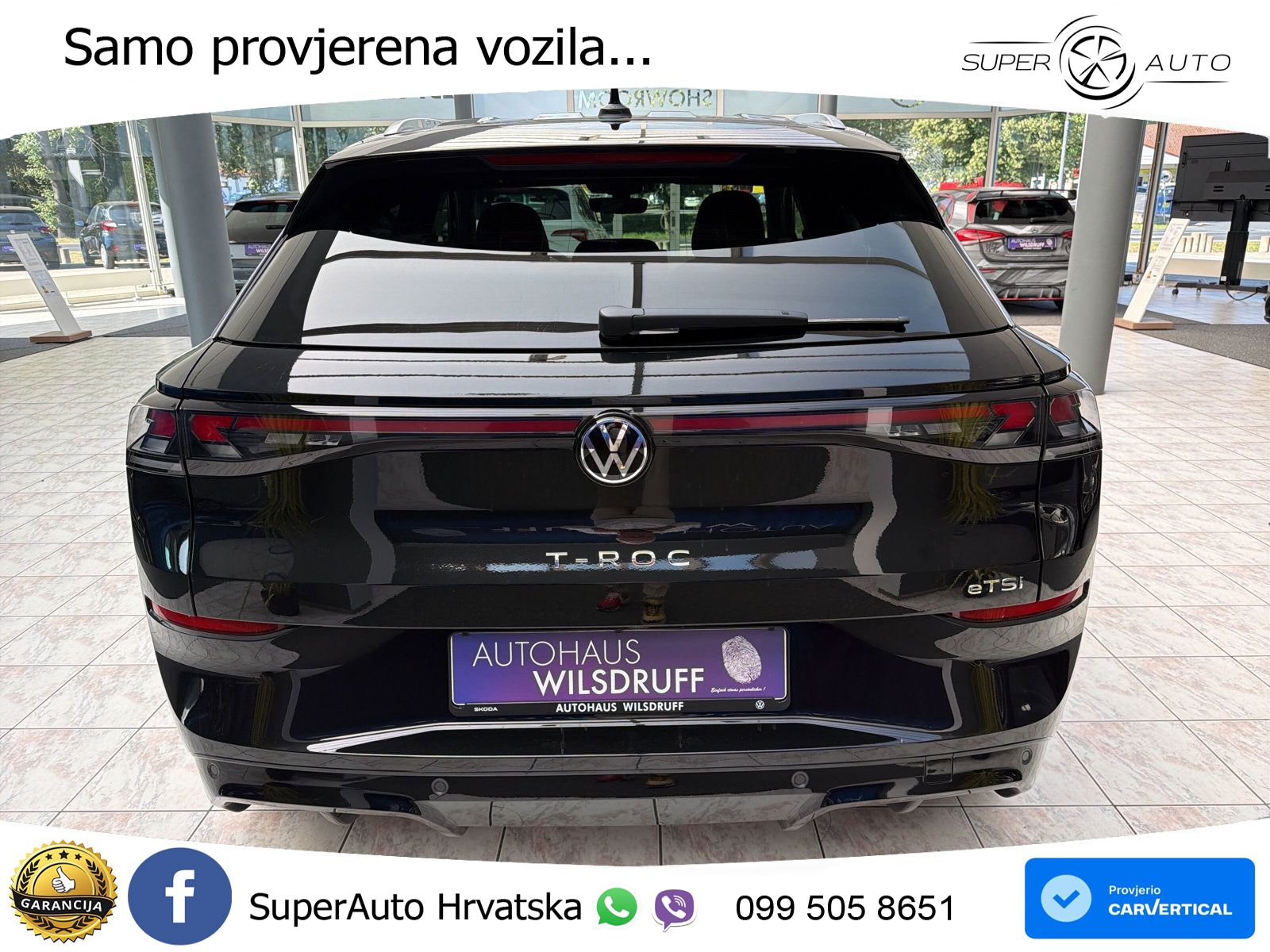 Volkswagen T-Roc 1.5 eTSI (150 KS)  DSG R-Line LED+GR SJED+ACC