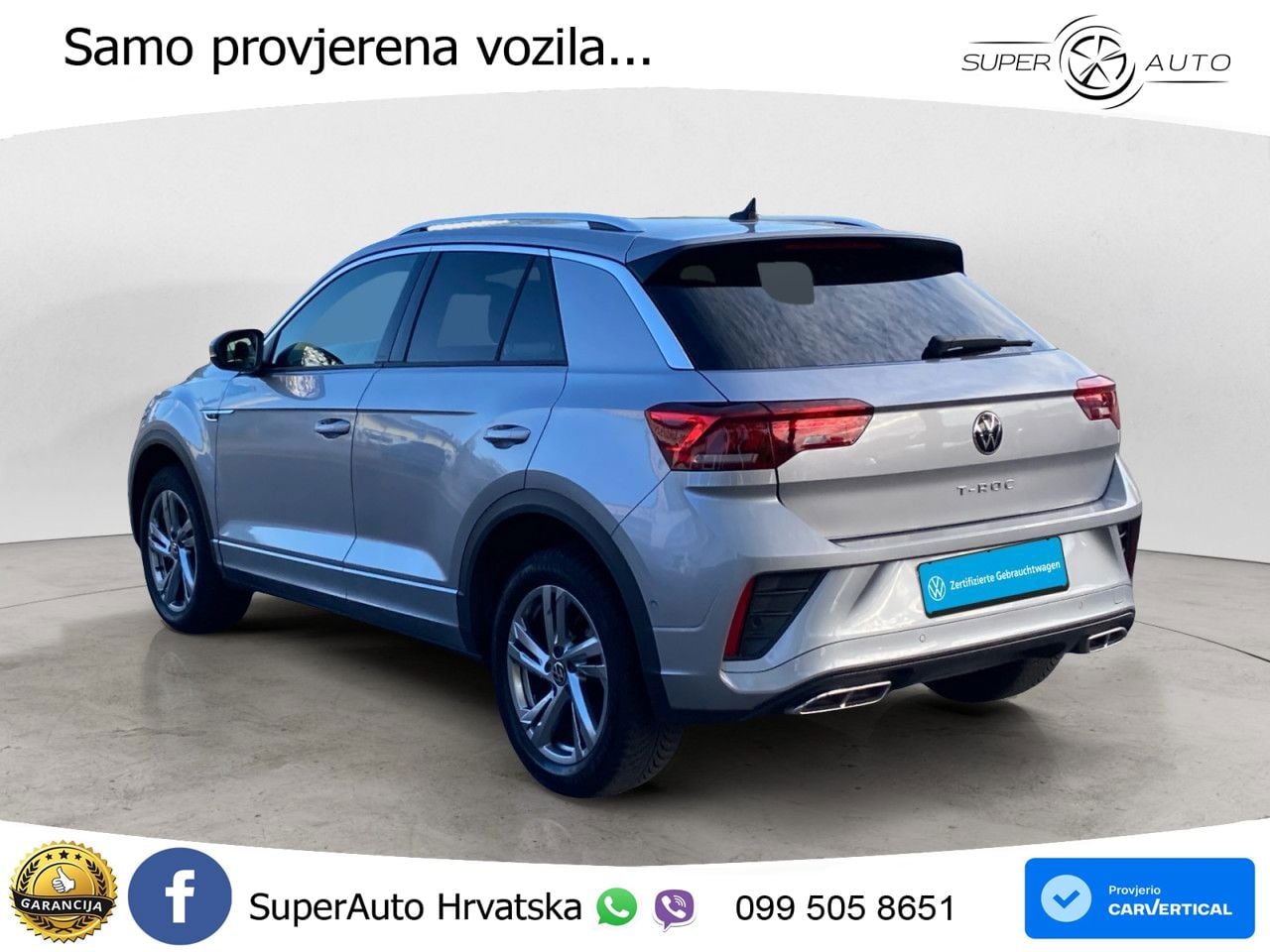 Volkswagen T-Roc 1.5 TSI (150 KS) R-Line LED+GR SJED+ACC