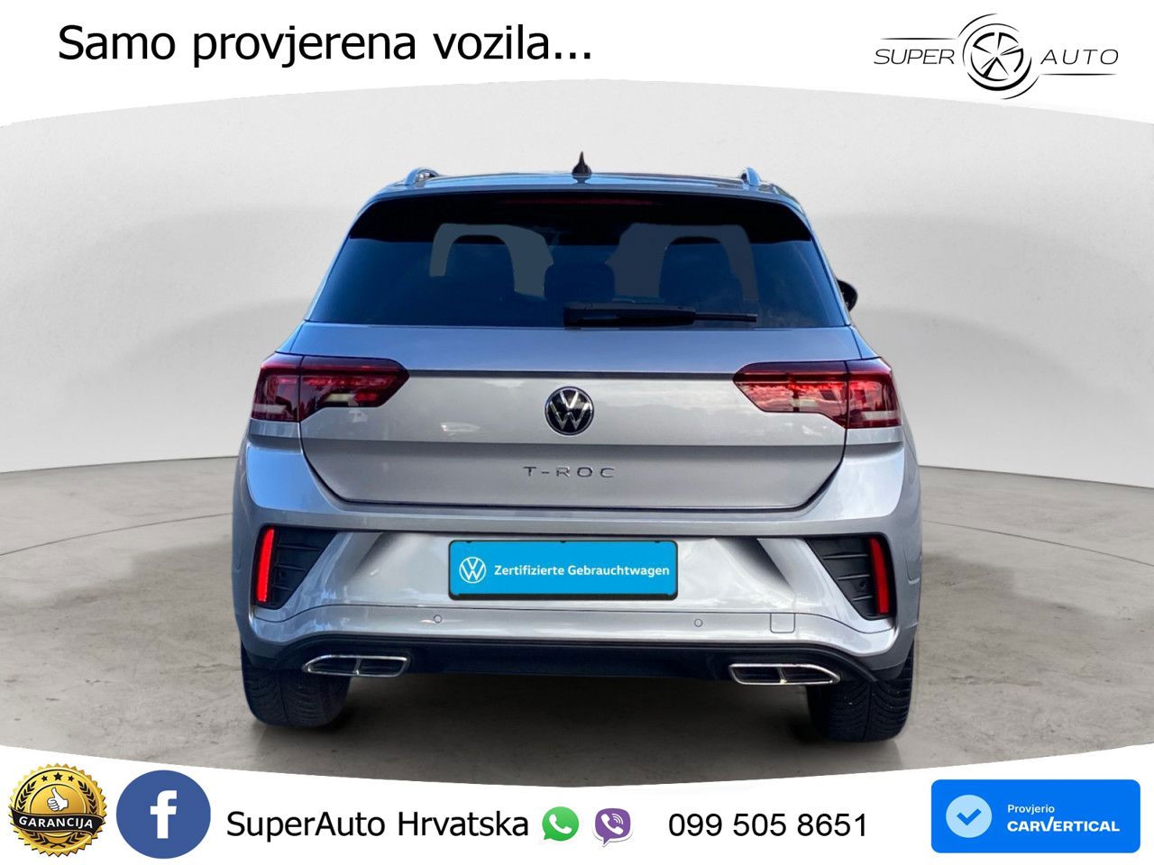 Volkswagen T-Roc 1.5 TSI (150 KS) R-Line LED+GR SJED+ACC