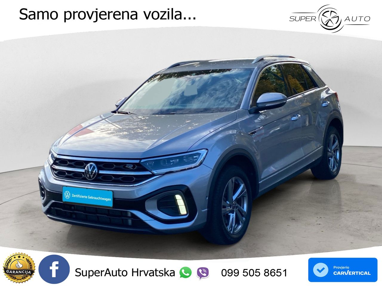 Volkswagen T-Roc 1.5 TSI (150 KS) R-Line LED+GR SJED+ACC