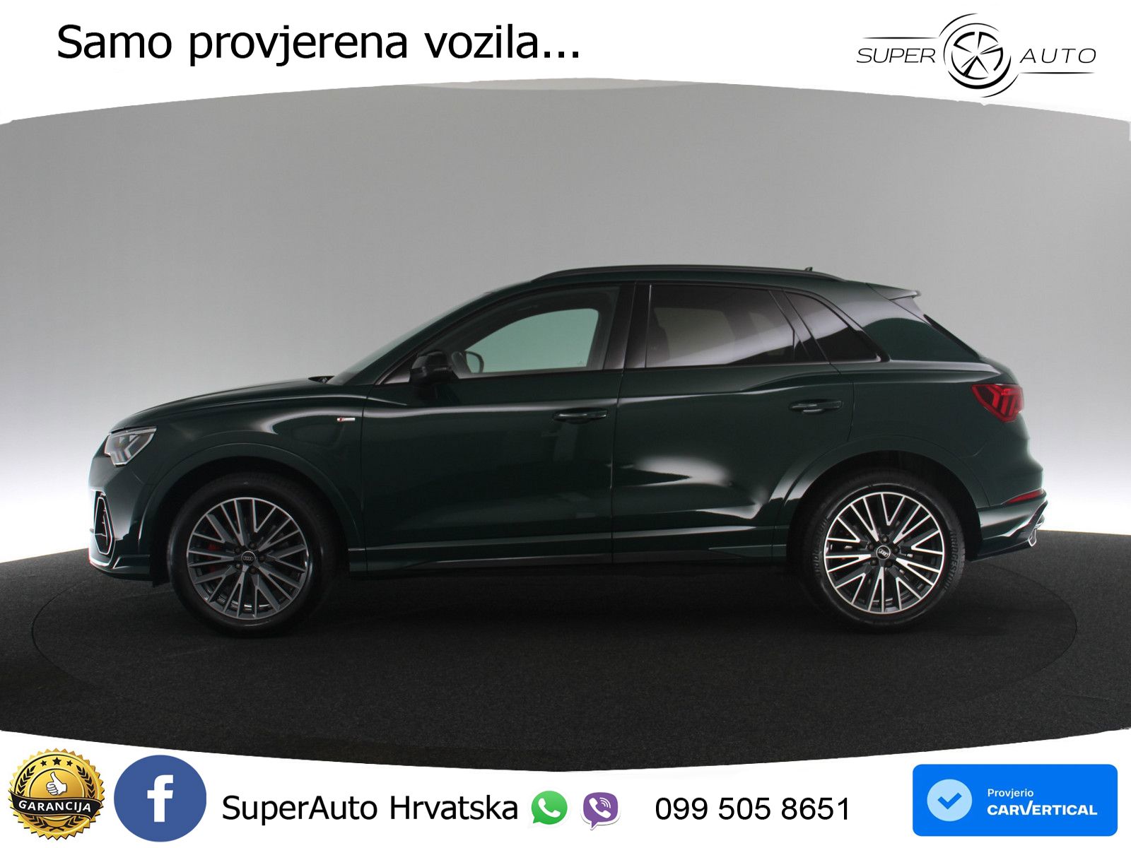 Audi Q3 45 TFSI (245 KS) quattro S tronic S line LED+GR SJED+ACC