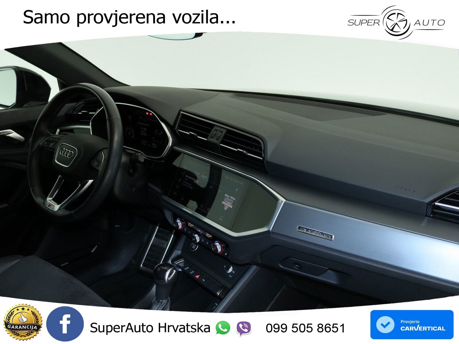 Audi Q3 45 TFSI (245 KS) quattro S tronic S line LED+GR SJED+ACC