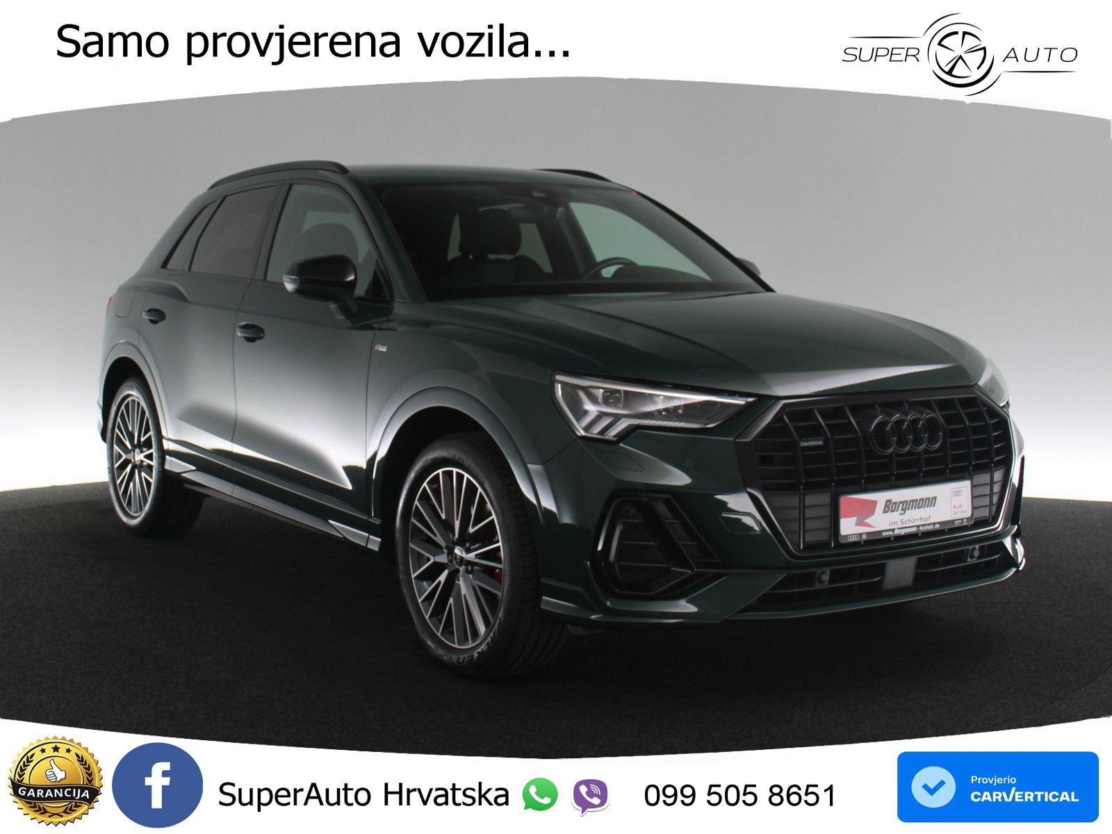 Audi Q3 45 TFSI (245 KS) quattro S tronic S line LED+GR SJED+ACC