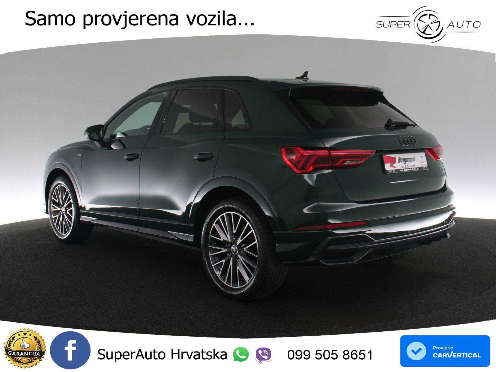 Audi Q3 45 TFSI (245 KS) quattro S tronic S line LED+GR SJED+ACC