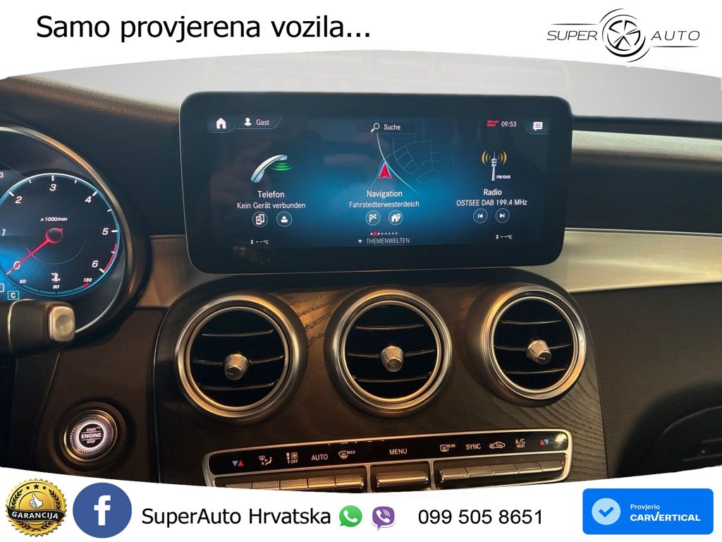 Mercedes GLC 300d (245 KS) 4MATIC G-TRONIC AMG LED+GR SJED+ACC