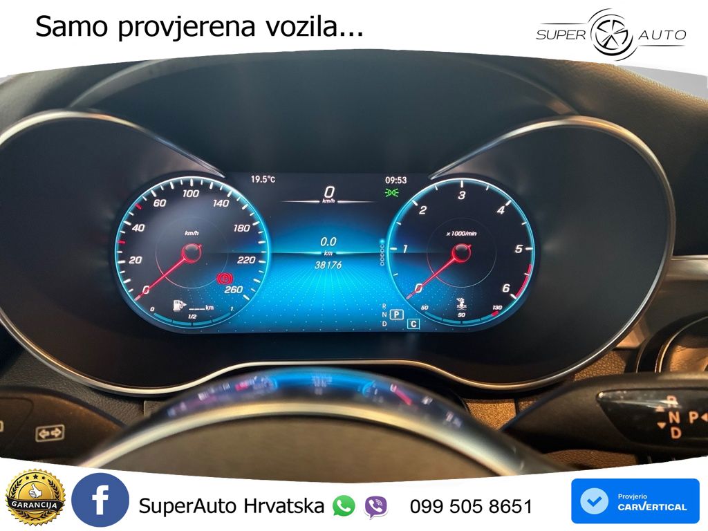 Mercedes GLC 300d (245 KS) 4MATIC G-TRONIC AMG LED+GR SJED+ACC