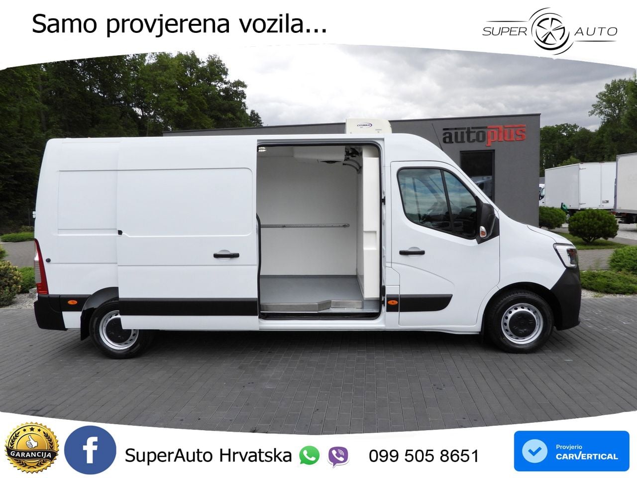 Renault MASTER KÜHLKASTENWAGEN -1C TEMPOMAT LED LEUCHTEN 150 KS