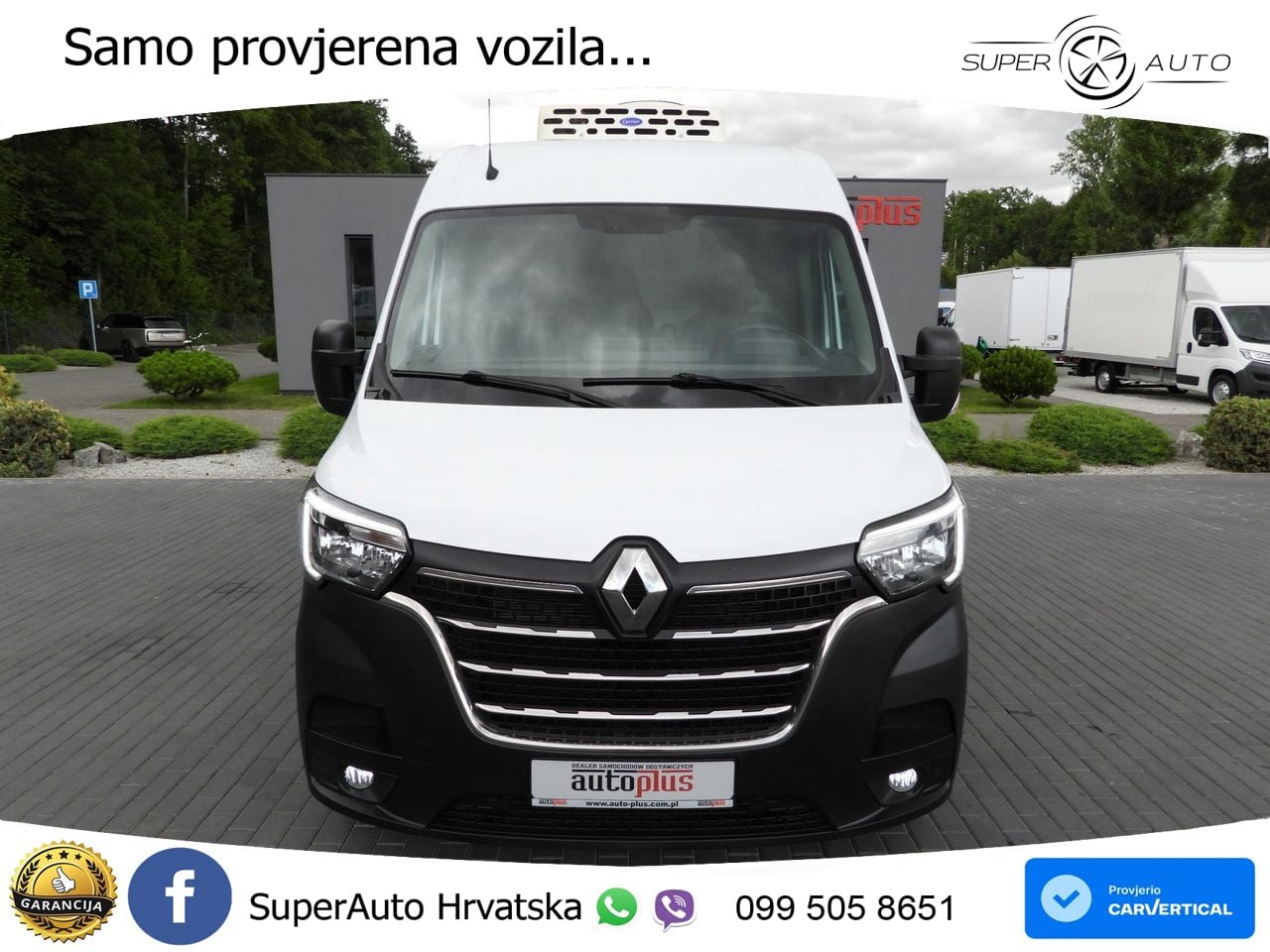 Renault MASTER KÜHLKASTENWAGEN -1C TEMPOMAT LED LEUCHTEN 150 KS