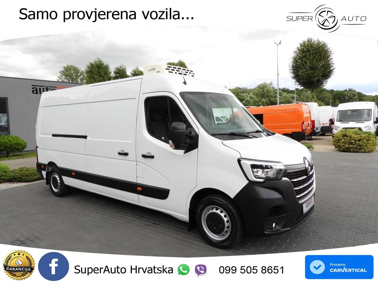 Renault MASTER KÜHLKASTENWAGEN -1C TEMPOMAT LED LEUCHTEN 150 KS