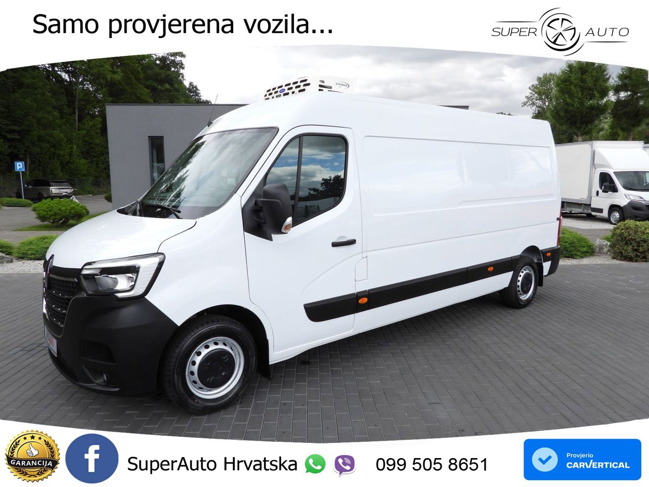 Renault MASTER KÜHLKASTENWAGEN -1C TEMPOMAT LED LEUCHTEN 150 KS