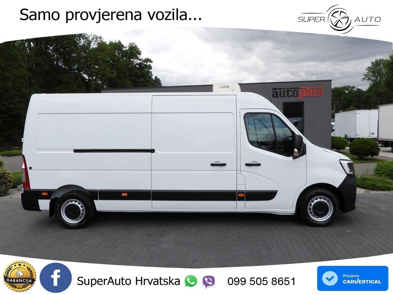 Renault MASTER KÜHLKASTENWAGEN -1C TEMPOMAT LED LEUCHTEN 150 KS