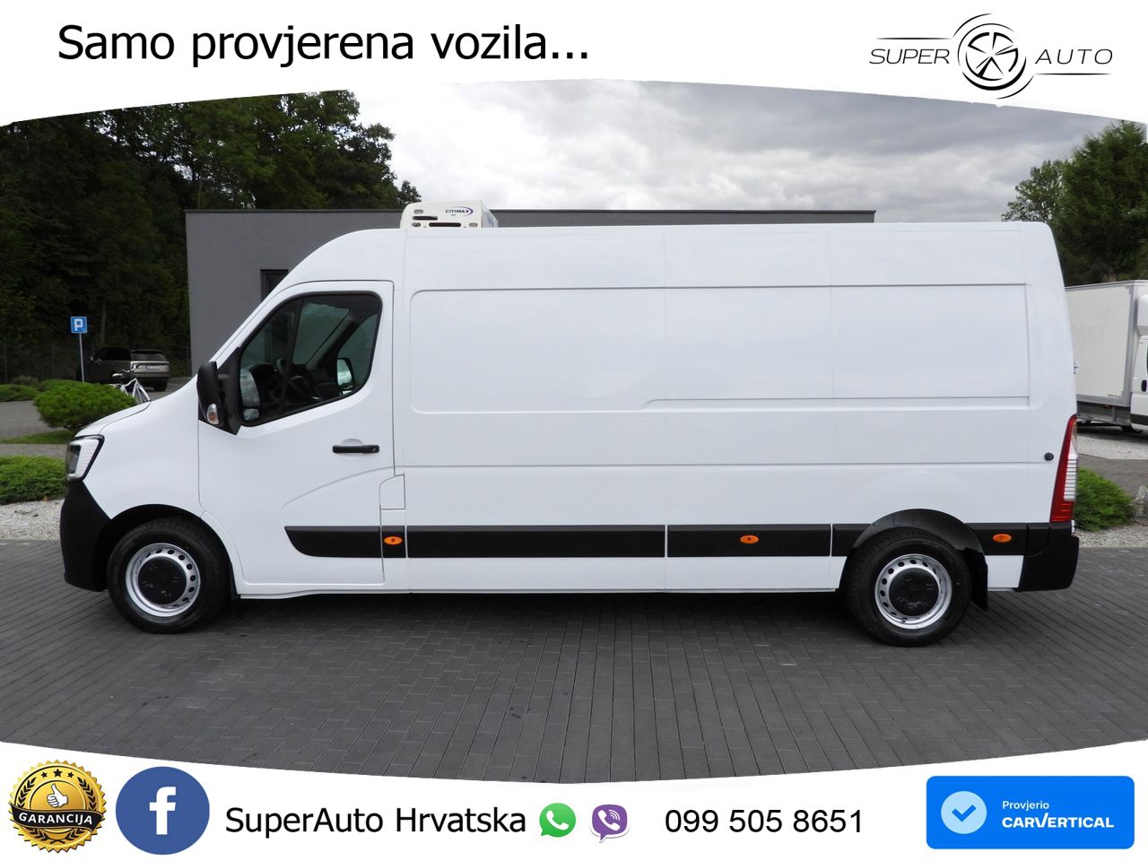 Renault MASTER KÜHLKASTENWAGEN -1C TEMPOMAT LED LEUCHTEN 150 KS