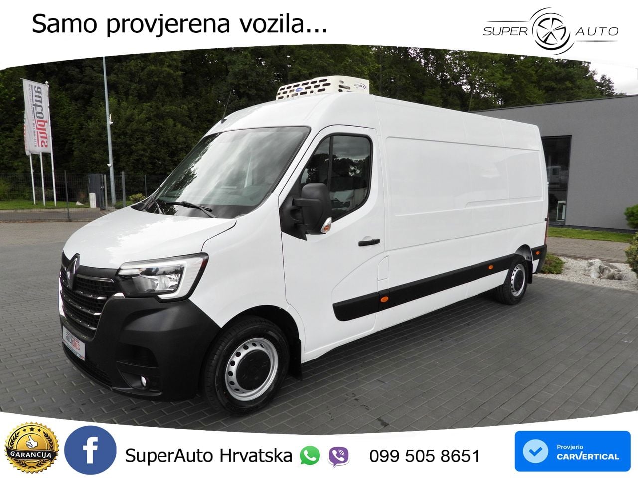 Renault MASTER KÜHLKASTENWAGEN -1C TEMPOMAT LED LEUCHTEN 150 KS
