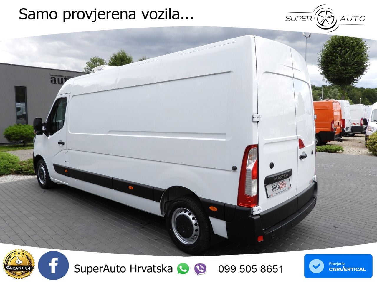 Renault MASTER KÜHLKASTENWAGEN -1C TEMPOMAT LED LEUCHTEN 150 KS