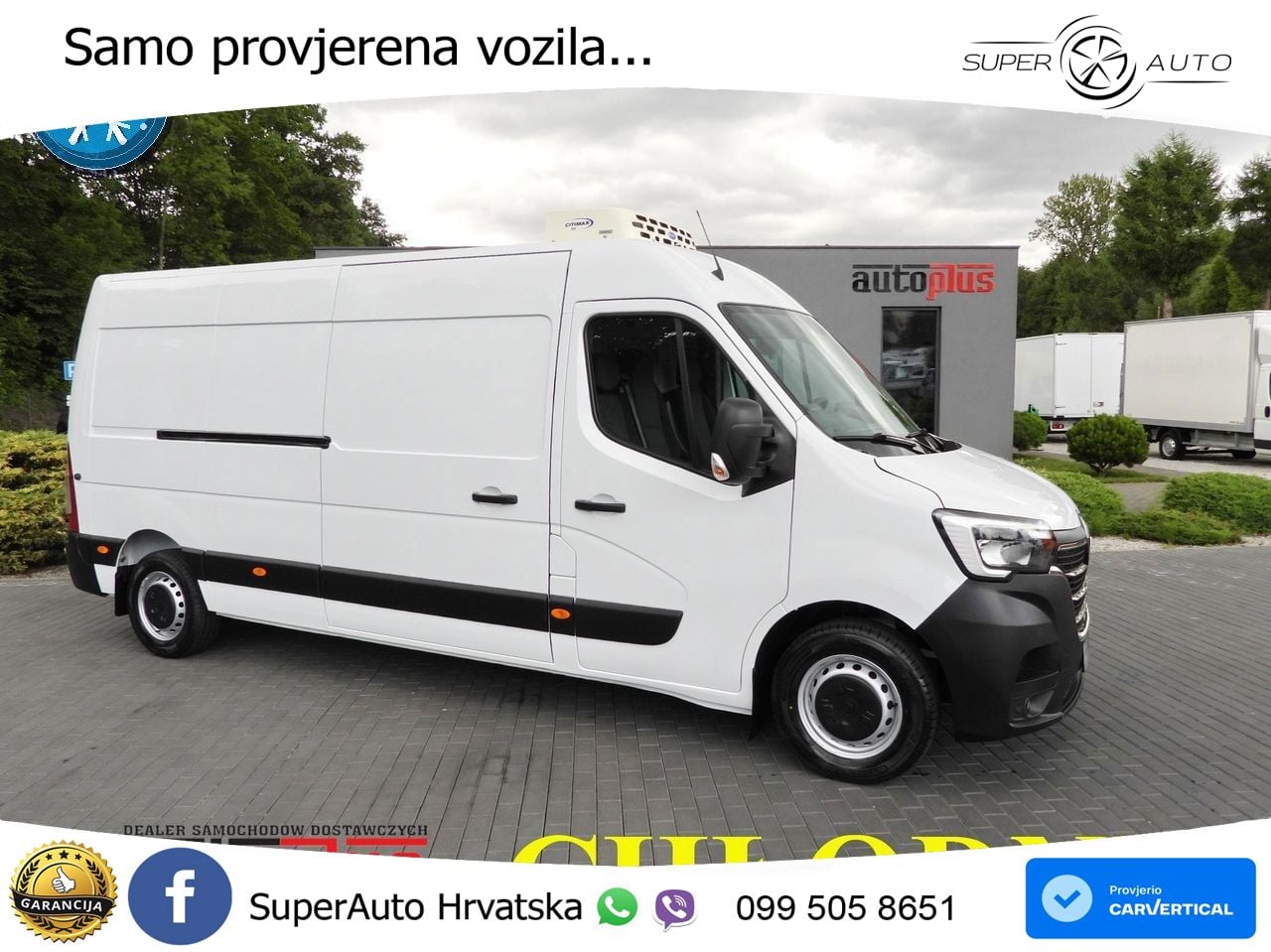Renault MASTER KÜHLKASTENWAGEN -1C TEMPOMAT LED LEUCHTEN 150 KS