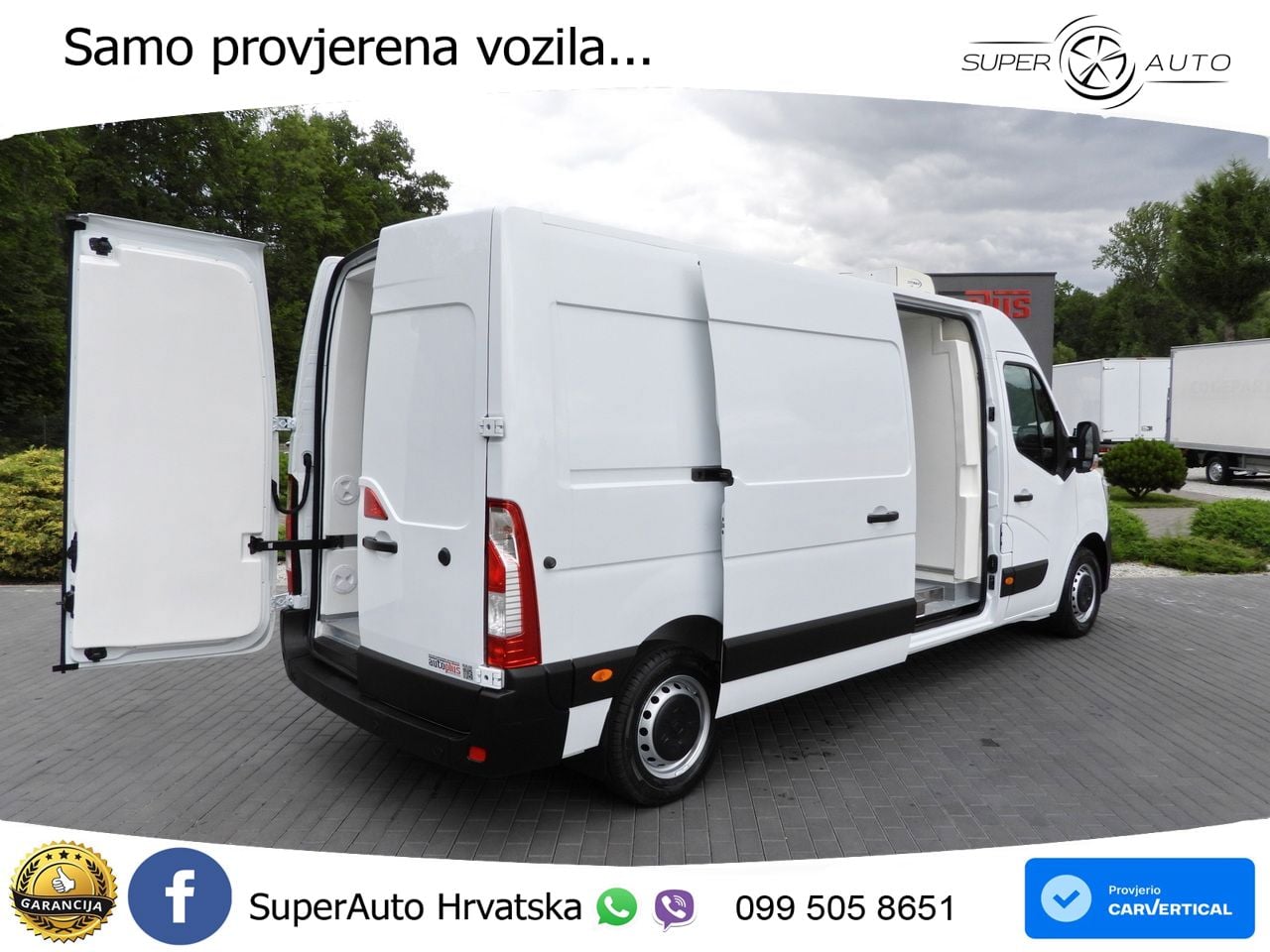 Renault MASTER KÜHLKASTENWAGEN -1C TEMPOMAT LED LEUCHTEN 150 KS