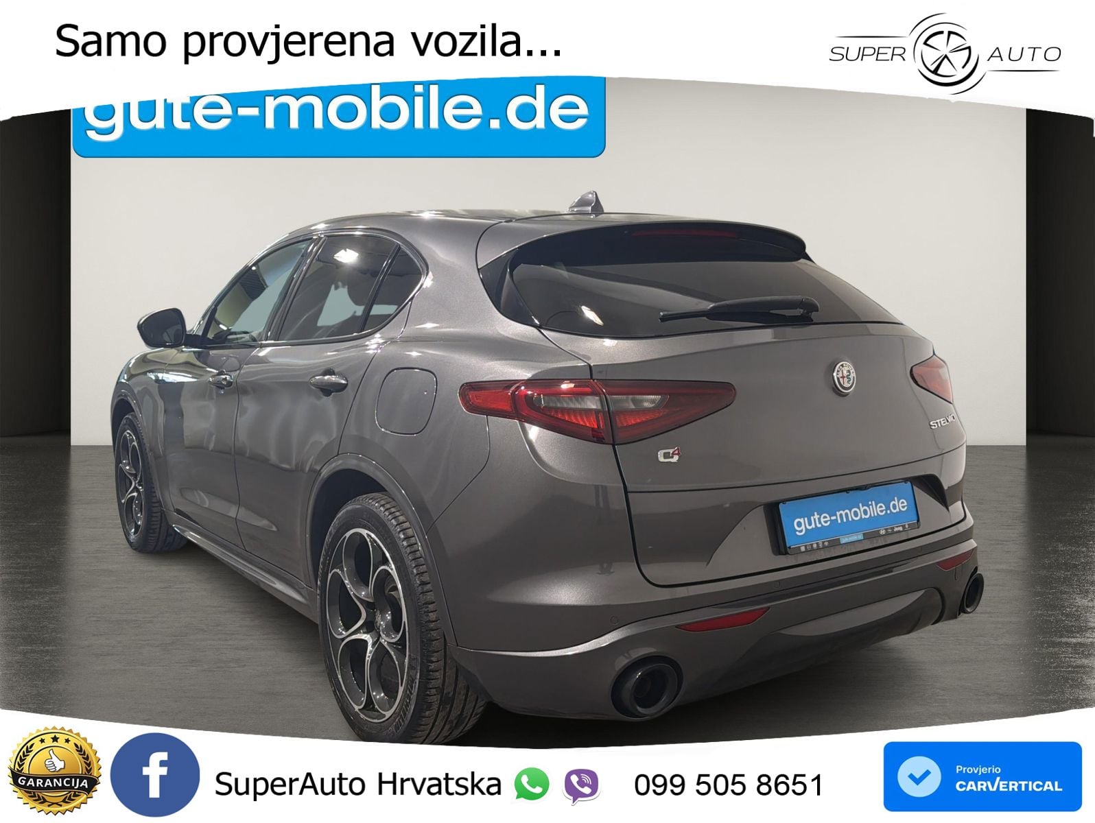 Alfa Romeo Stelvio 2.2 MultiJet II (210 KS) Q4 Automatic LED+GR SJED+ACC