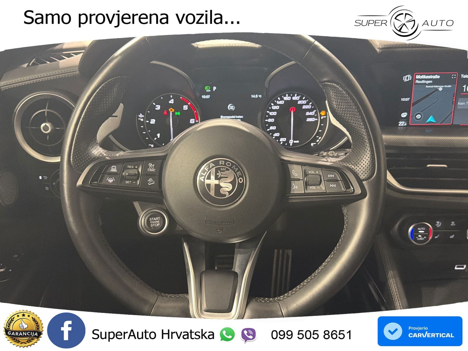 Alfa Romeo Stelvio 2.2 MultiJet II (210 KS) Q4 Automatic LED+GR SJED+ACC