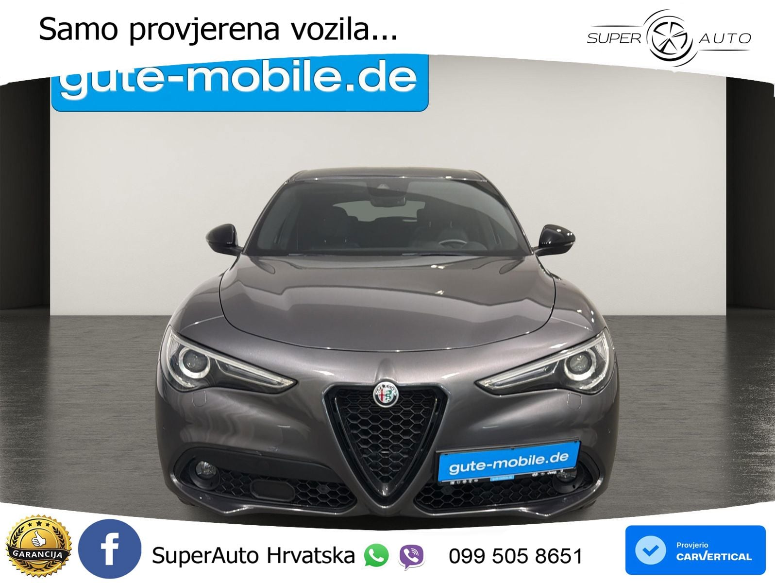 Alfa Romeo Stelvio 2.2 MultiJet II (210 KS) Q4 Automatic LED+GR SJED+ACC