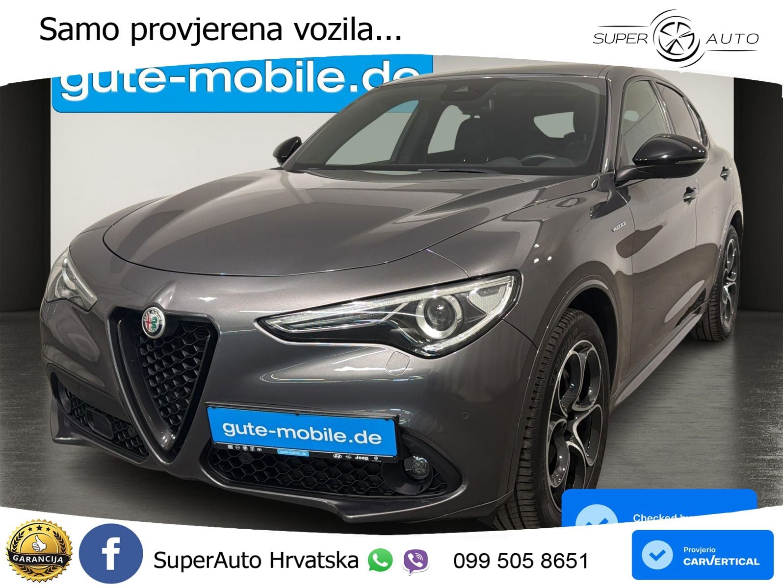 Alfa Romeo Stelvio 2.2 MultiJet II (210 KS) Q4 Automatic LED+GR SJED+ACC