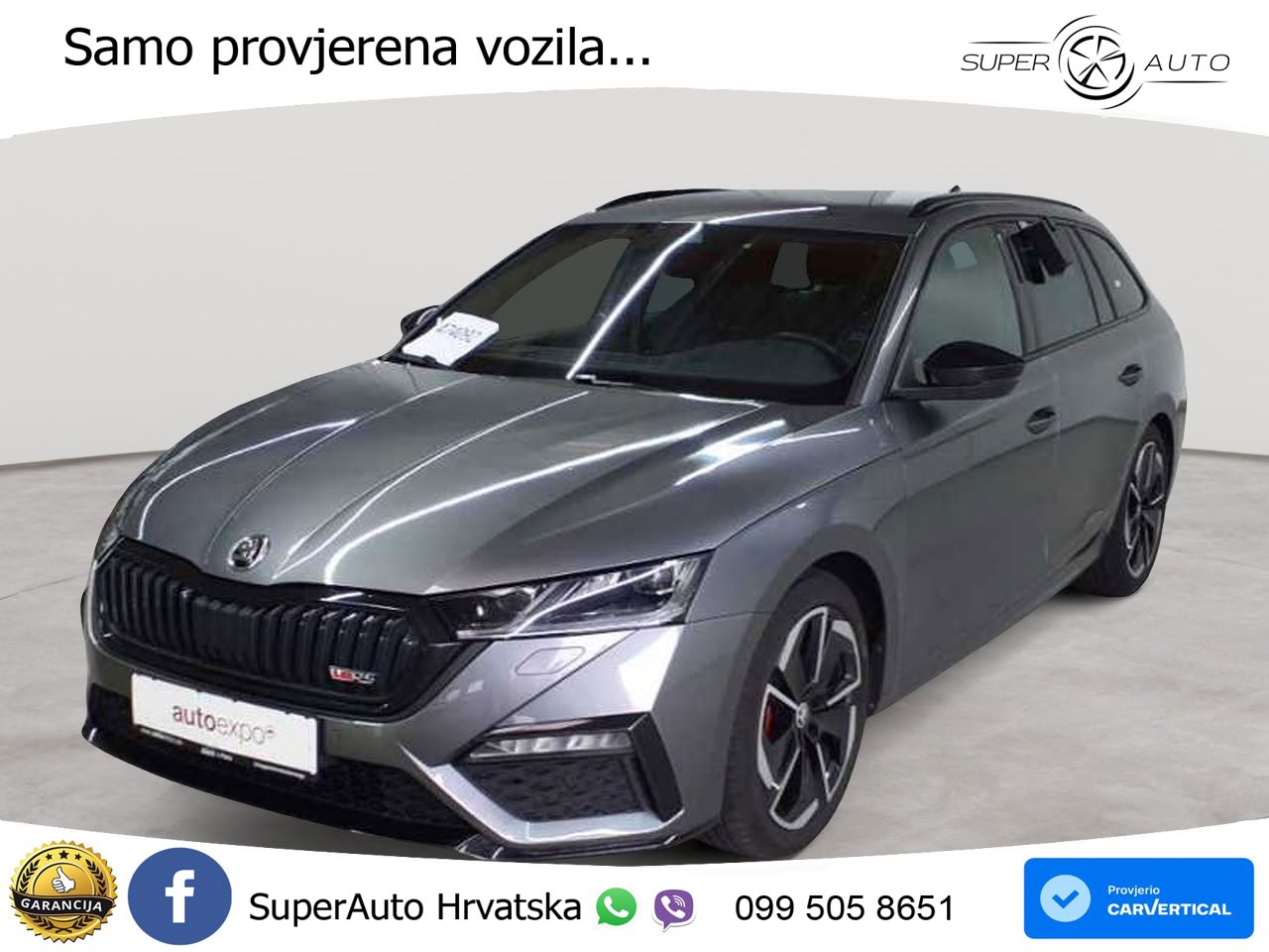 Škoda Octavia Combi RS 2.0 TDI (200 KS) DSG