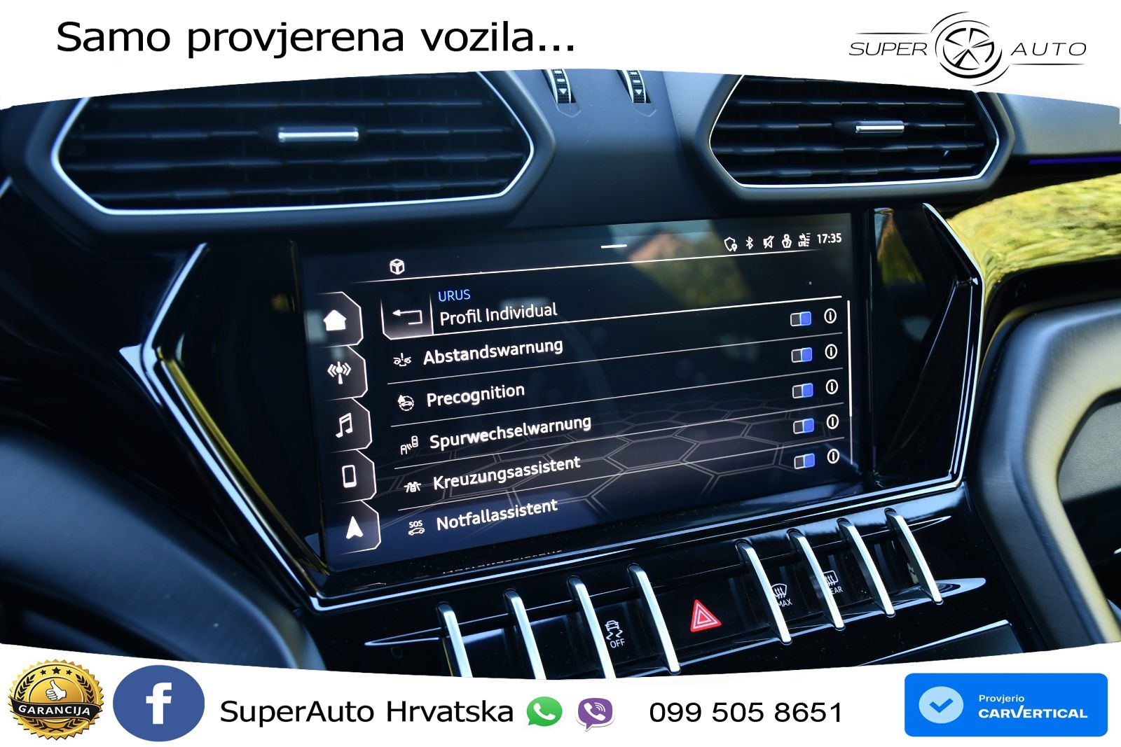 Lamborghini Urus 4.0 V8 (650 KS) 4WD Automatic ZRAČNI+ACC+GR SJED+KAM+PANO