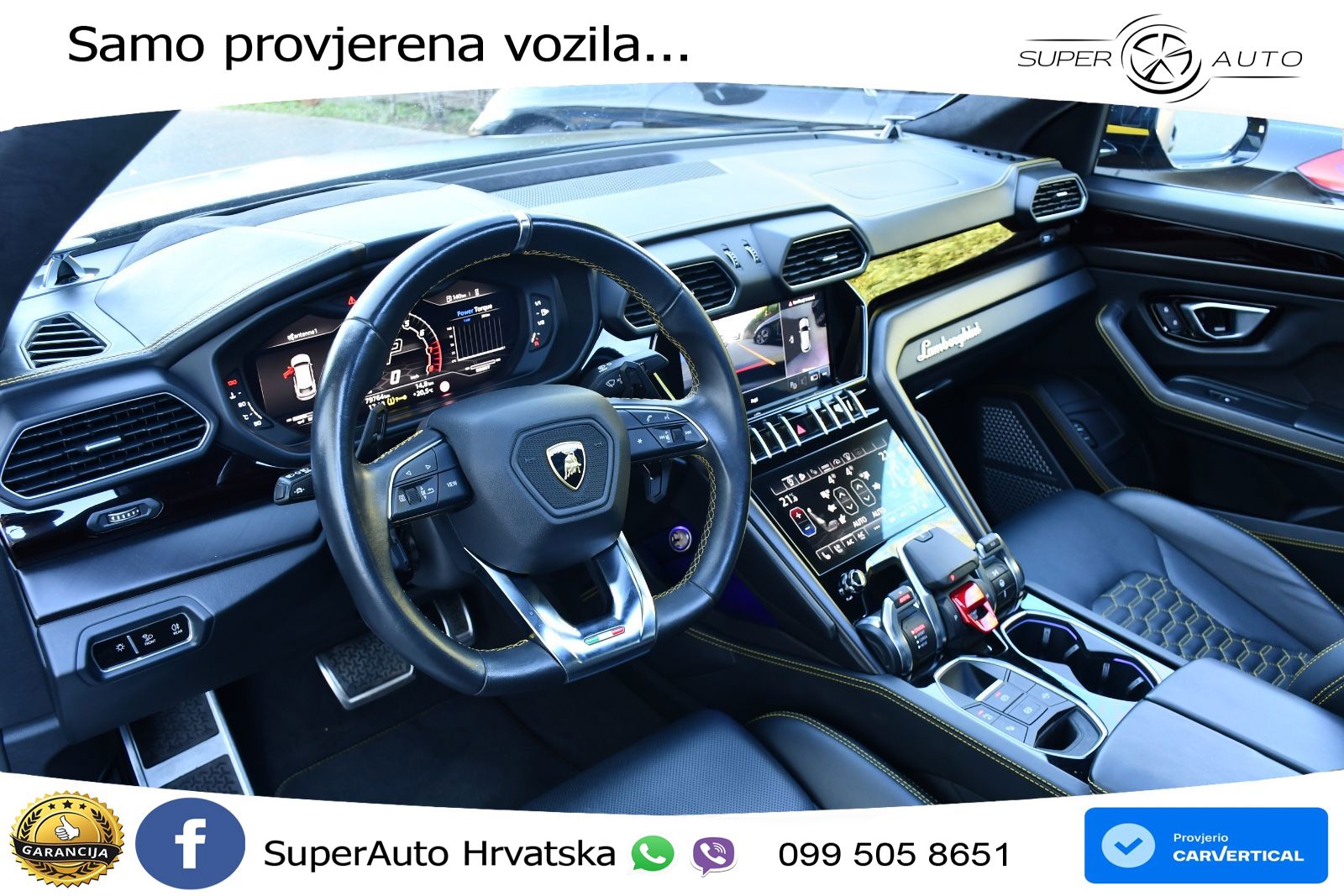 Lamborghini Urus 4.0 V8 (650 KS) 4WD Automatic ZRAČNI+ACC+GR SJED+KAM+PANO