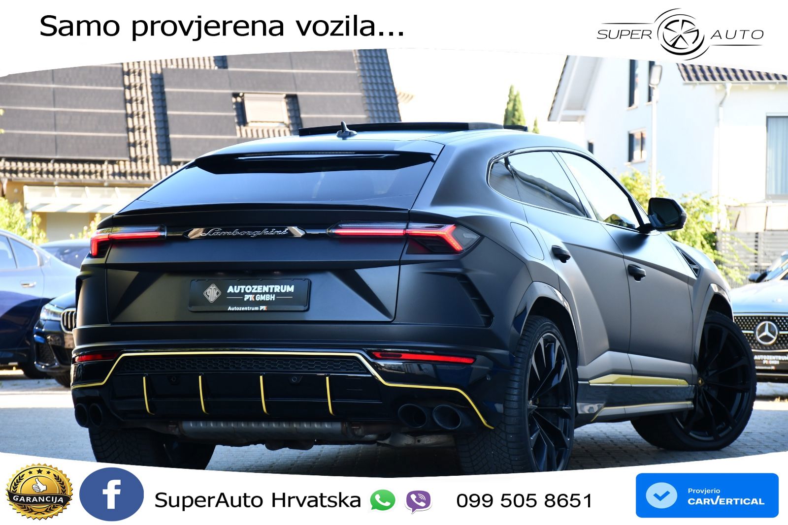 Lamborghini Urus 4.0 V8 (650 KS) 4WD Automatic ZRAČNI+ACC+GR SJED+KAM+PANO