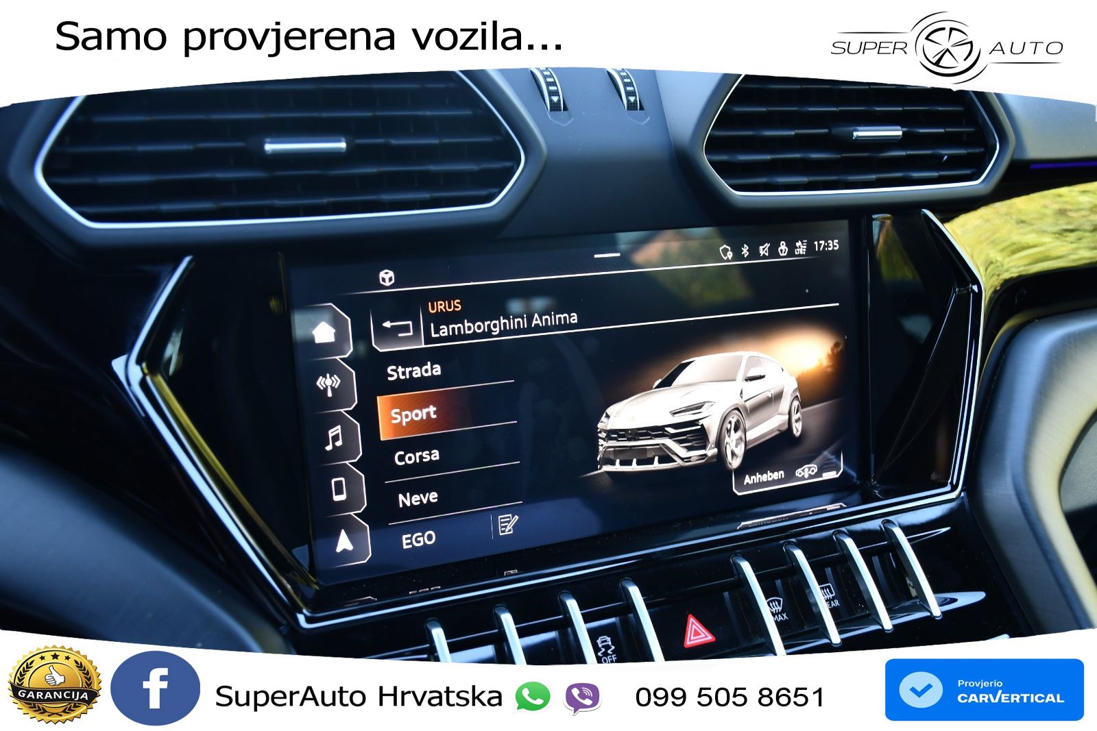 Lamborghini Urus 4.0 V8 (650 KS) 4WD Automatic ZRAČNI+ACC+GR SJED+KAM+PANO