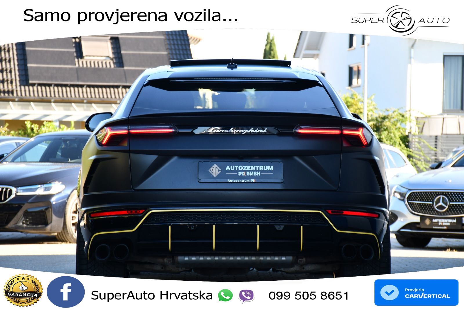 Lamborghini Urus 4.0 V8 (650 KS) 4WD Automatic ZRAČNI+ACC+GR SJED+KAM+PANO