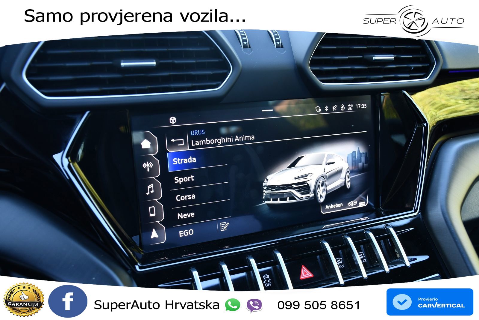 Lamborghini Urus 4.0 V8 (650 KS) 4WD Automatic ZRAČNI+ACC+GR SJED+KAM+PANO