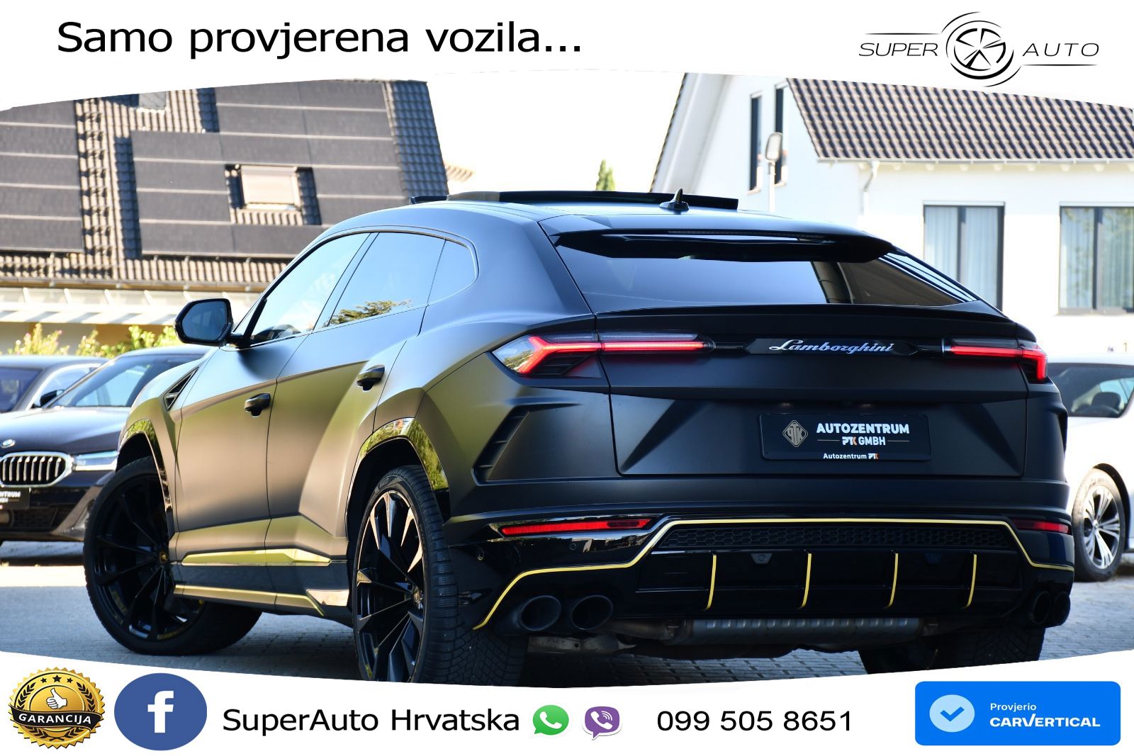 Lamborghini Urus 4.0 V8 (650 KS) 4WD Automatic ZRAČNI+ACC+GR SJED+KAM+PANO