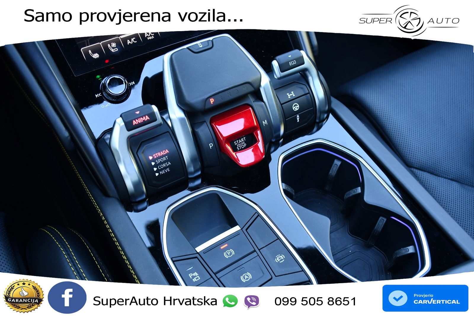 Lamborghini Urus 4.0 V8 (650 KS) 4WD Automatic ZRAČNI+ACC+GR SJED+KAM+PANO